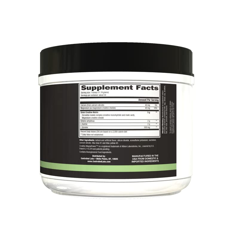 CONTROLLED LABS Green Magnitude Supplement, Synergistic Creatine Formula Powder CONTROLLED LABS uk supplements