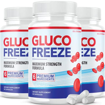 (3 Pack) Glucofreeze Pills - Official Formula Gluco Freeze Pills - Glucofreeze Pills Sugar IDEAL PERFORMANCE uk supplements