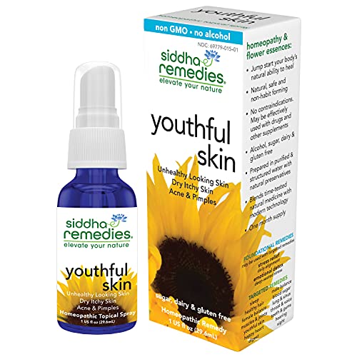 Siddha Remedies Youthful Skin Cell Salts Flower Essences for Dry Itchy Skin, Acne Pimples, Scar Removal Siddha uk supplements