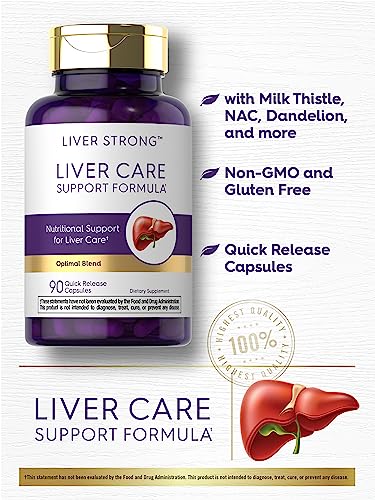 Carlyle Liver Support Supplement | 90 Capsules | Powerful Complex | Liver Care Formula Carlyle uk supplements
