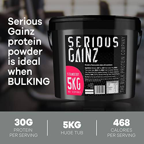The Bulk Protein Company, SERIOUS GAINZ - Whey Protein Powder - Weight Gain, Mass Gainer The Bulk Protein Company uk supplements