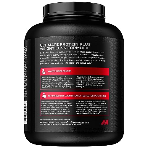 MuscleTech Nitro-Tech Ripped Lean Whey Protein Powder Whey Protein Isolate Weight MuscleTech uk supplements