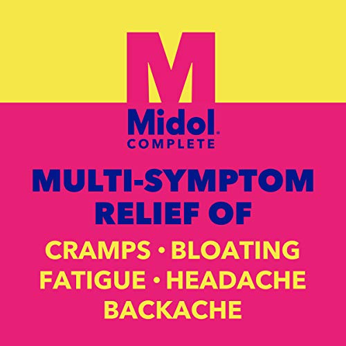 Midol Complete, Menstrual Period Symptoms Relief Including Premenstrual Cramps Midol uk supplements
