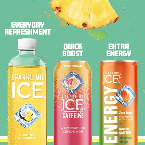Sparkling Ice, Coconut Pineapple Sparkling Water, Zero Sugar Flavored Water, with Vitamin Sparkling ICE uk supplements