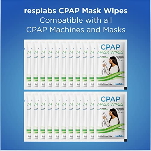 resplabs CPAP Mask Cleaning Wipes - Unscented, Alcohol-Free Cleaner RespLabs Medical Inc. uk supplements