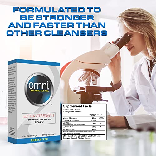 Wellgenix Omni Herbal Detox Cleanse Softgel: Fast Acting Body Detox, Quick Flush Toxin Removal Wellgenix uk supplements