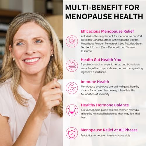 120 Billion CFU Probiotic - Menopause Support Probiotics for Women, 13-in-1 Natural Negima uk supplements