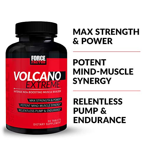 Force Factor Volcano Extreme Pre Workout Nitric Oxide Booster Supplement for Men Force Factor uk supplements