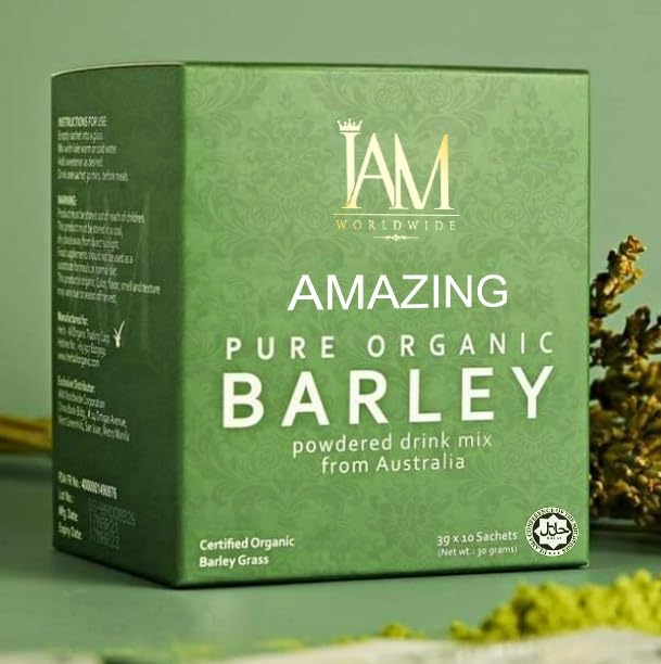 IAM Amazing Pure Organic Barley Powder Drink Barley Green Natural Blend XLXZHYF uk supplements
