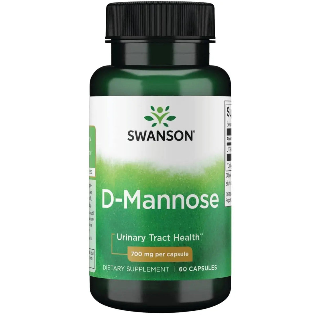 Swanson D-Mannose 700 Milligrams 60 Capsules Swanson uk supplements