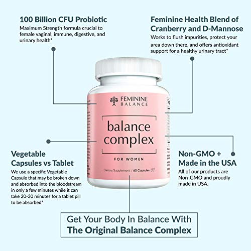 Balance Complex Vaginal Health Dietary Supplement, 60 Capsules Instant Brands uk supplements