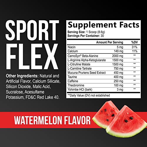 Pre Workout Powder with Beta Alanine, L-Citrulline & L-Arginine | PreWorkout Energy Powder Nature's Nutrition uk supplements