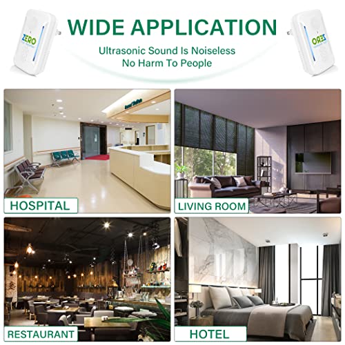 Ultrasonic Pest Repeller, Indoor Ultrasonic Repellent for Roach, Rodent ZEROPEST uk supplements