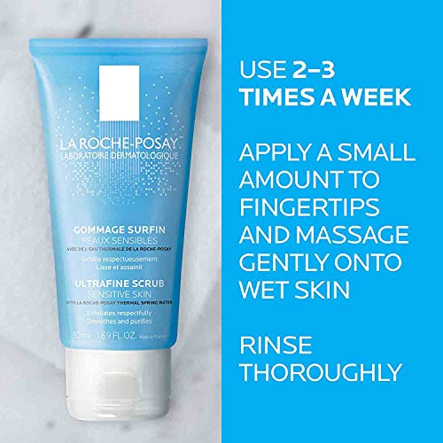 La Roche-Posay Ultra-Fine Scrub for Sensitive Skin, Gentle Exfoliating Face La Roche-Posay uk supplements