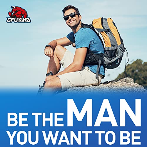 Probiotics for Men, 500 Billion CFU + 12 Strains Men's Probiotic with Turmeric Cranberry CFUKING uk supplements