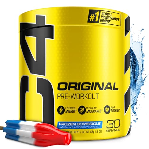 Cellucor C4 Original Pre Workout Powder Frozen Bombsicle Sugar Free Preworkout Cellucor uk supplements