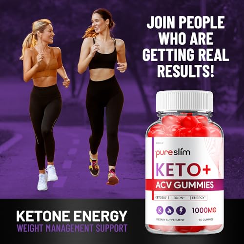 (2 Pack) Pure Slim Keto ACV Gummies - Advanced Formula PureSlim Keto Plus ACV Gummies Indelo uk supplements