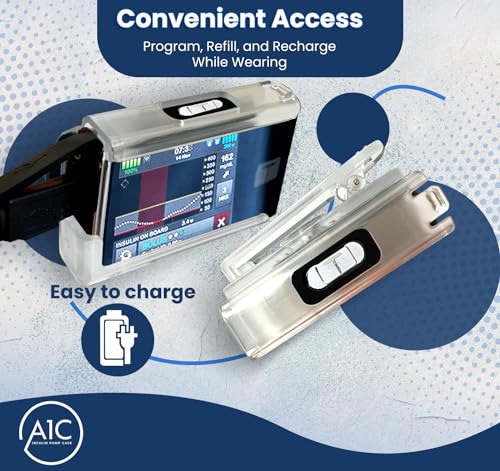 (2023-24 Model) A1C Pump Case, 360 Rotating Case for Tandem Tslim, t:Slim X2, t:Slim G4 PUG PROTECTIVE GEAR uk supplements