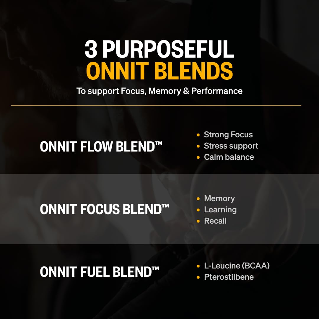 ONNIT Alpha Brain Nootropic Brain Supplement for Focus, Memory, Mental Clarity, Cognitive Support with L-Theanine and Vitamin B6, 90 Count ONNIT uk supplements