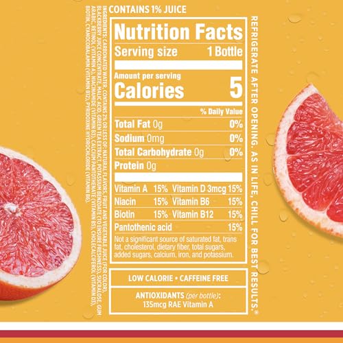 Sparkling Ice, Pink Grapefruit Sparkling Water, Zero Sugar Flavored Water, with Antioxidants Sparkling ICE uk supplements