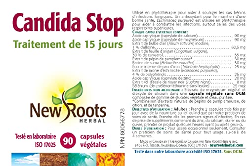 New Roots Herbal Candida Stop, 90 CT NEW ROOTS HERBAL uk supplements