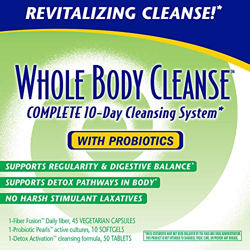 Nature's Way Whole Body Cleanse Complete, 10 Day Detox Cleansing System Kit with Probiotics Enzymatic Therapy uk supplements