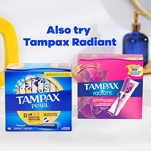 Tampax Pearl Tampons Super Plus Absorbency, with Leakguard Braid, Unscented, 50 Count Tampax uk supplements