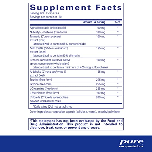 Pure Encapsulations Liver-G.I. Detox | Support for Liver and Gastrointestinal Detoxification Pure Encapsulations uk supplements