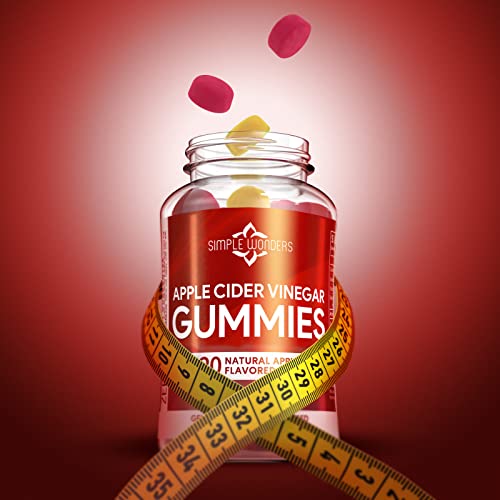 Apple Cider Vinegar Gummies with The Mother - ACV Gummies for Detox, Cleansing & Immune Support SIMPLE WONDERS uk supplements
