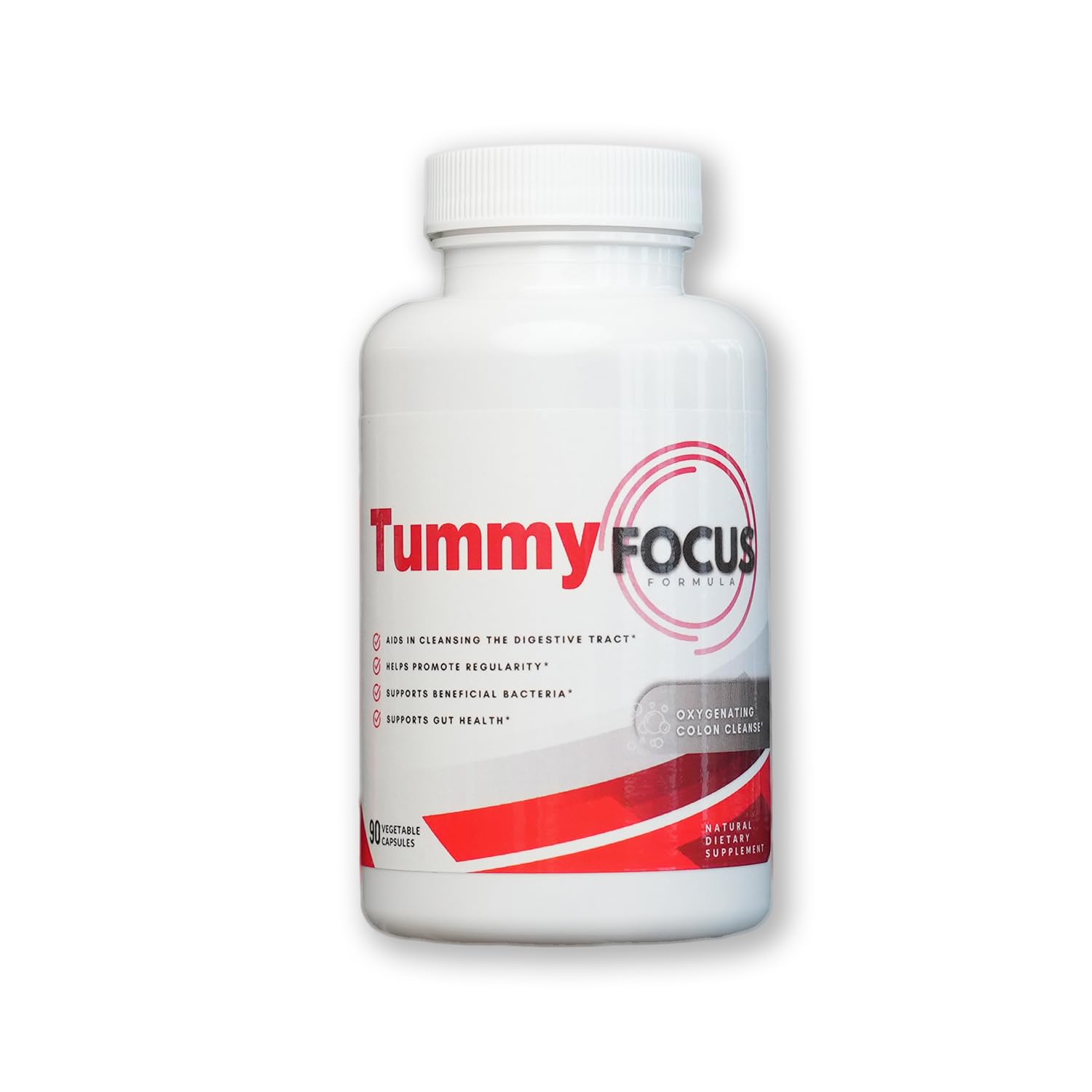 JJ Smith Tummy Focus – Digestive Cleanse Supplement with Ozonated Oxygenated Magnesium – Supports Digestion, Regularity, Bloating, Gut Balance, Nutrient Absorption, Energy & a Flatter Belly Health Focused uk supplements