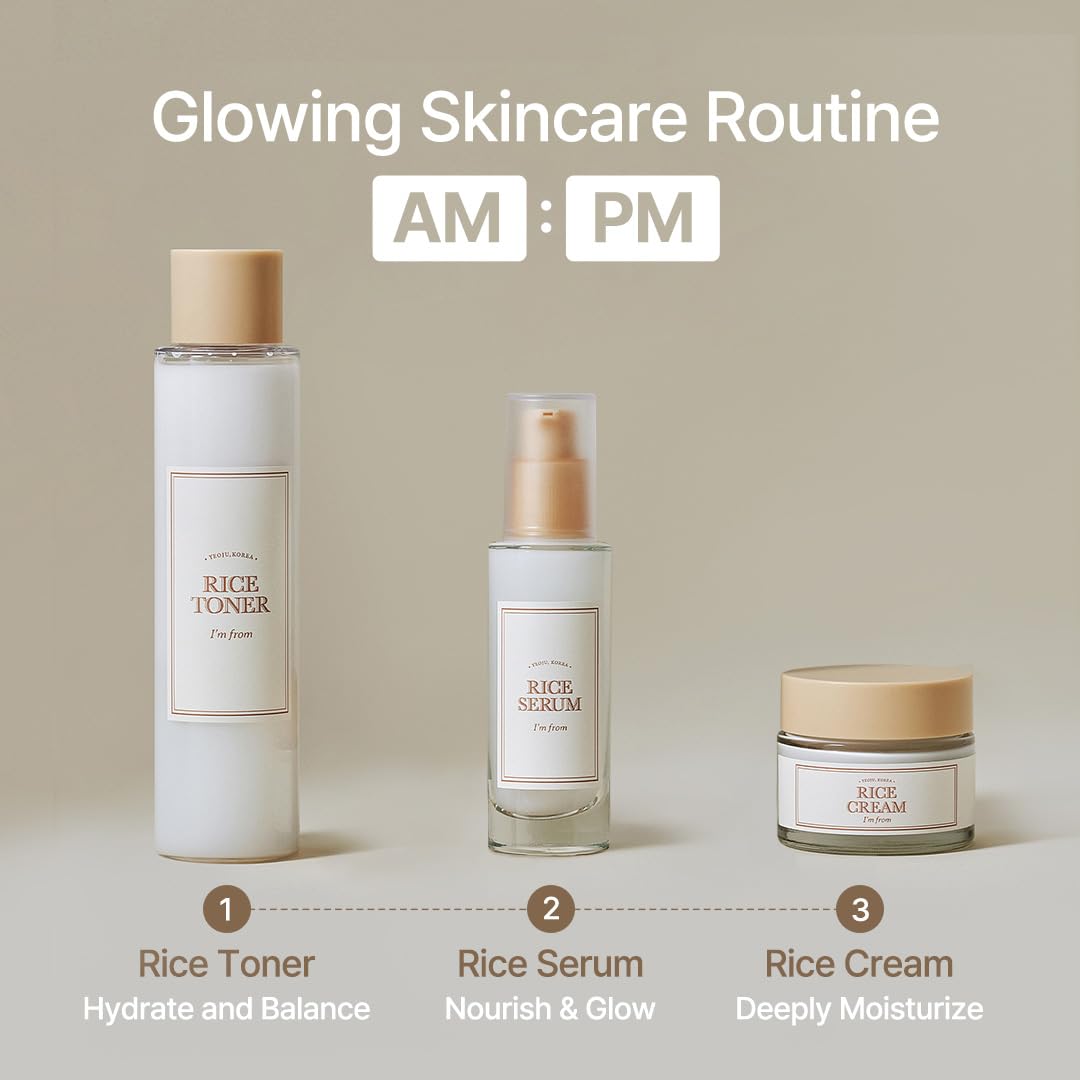 I'm From Rice Toner, 77.78% Rice Extract from Korea, Glow Essence with Niacinamide I'm from uk supplements