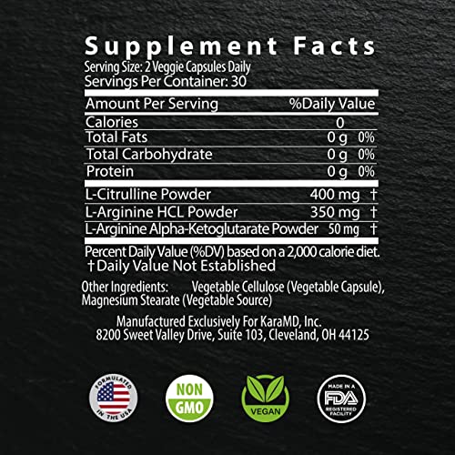 KaraMD Boost NXT | Nitric Oxide Booster Supplement | Natural L-Citrulline & L-Arginine KaraMD uk supplements
