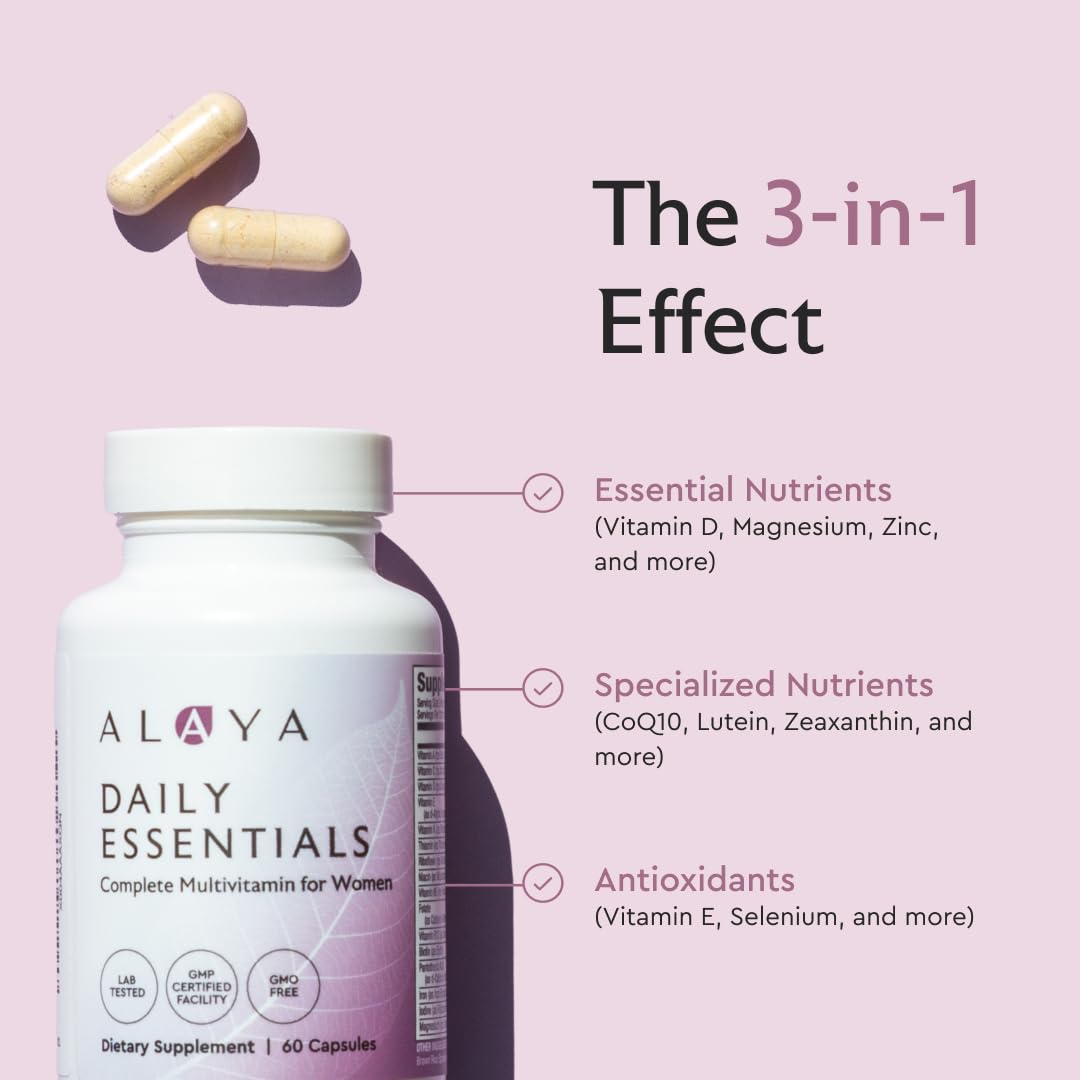 Alaya Naturals Daily Essentials Multivitamin for Women Alaya Naturals uk supplements