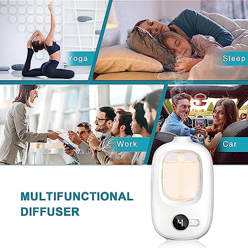 Aeeteek Shangri-la Wall Mounted Essential Oil Diffuser Aroma Oils Refill Rechargeable 4 Mist Modes Aeeteek uk supplements