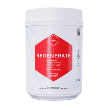 MEND Regenerate, Post Workout Recovery, Immune Support, and Sports Nutrition Supplement for Men and Women - Natural, Gluten Free, and Non-GMO - Cocoa Protein Powder, 20 Servings MEND uk supplements
