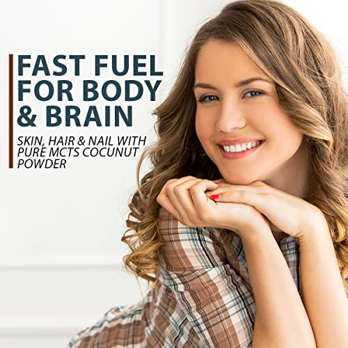 Keto MCT Oil Powder Pure Coconut MCT Keto Coffee Creamer | Premium Quality C8 Easily Absorbed & Digested - Ideal for Paleo & Vegan Diets K GEN ketogenic enhancement uk supplements