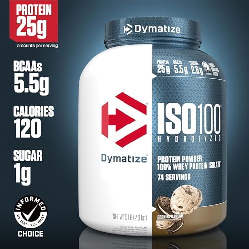Dymatize ISO100 Hydrolyzed Protein Powder, 100% Whey Isolate Protein, 25g of Protein Dymatize uk supplements