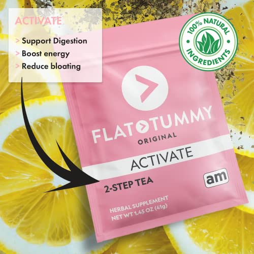 Flat Tummy Tea 2-Step Detox Tea – 2 Week Program – to Boost Energy, Speed Metabolism Flat Tummy Tea uk supplements
