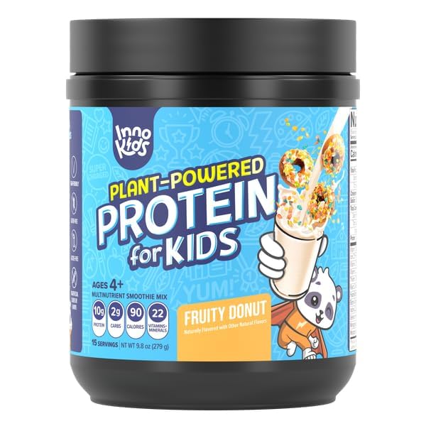 InnoSupps Fruity Donut Plant-Powered Protein for Kids: Essential Nutrients, Delicious InnoSupps uk supplements