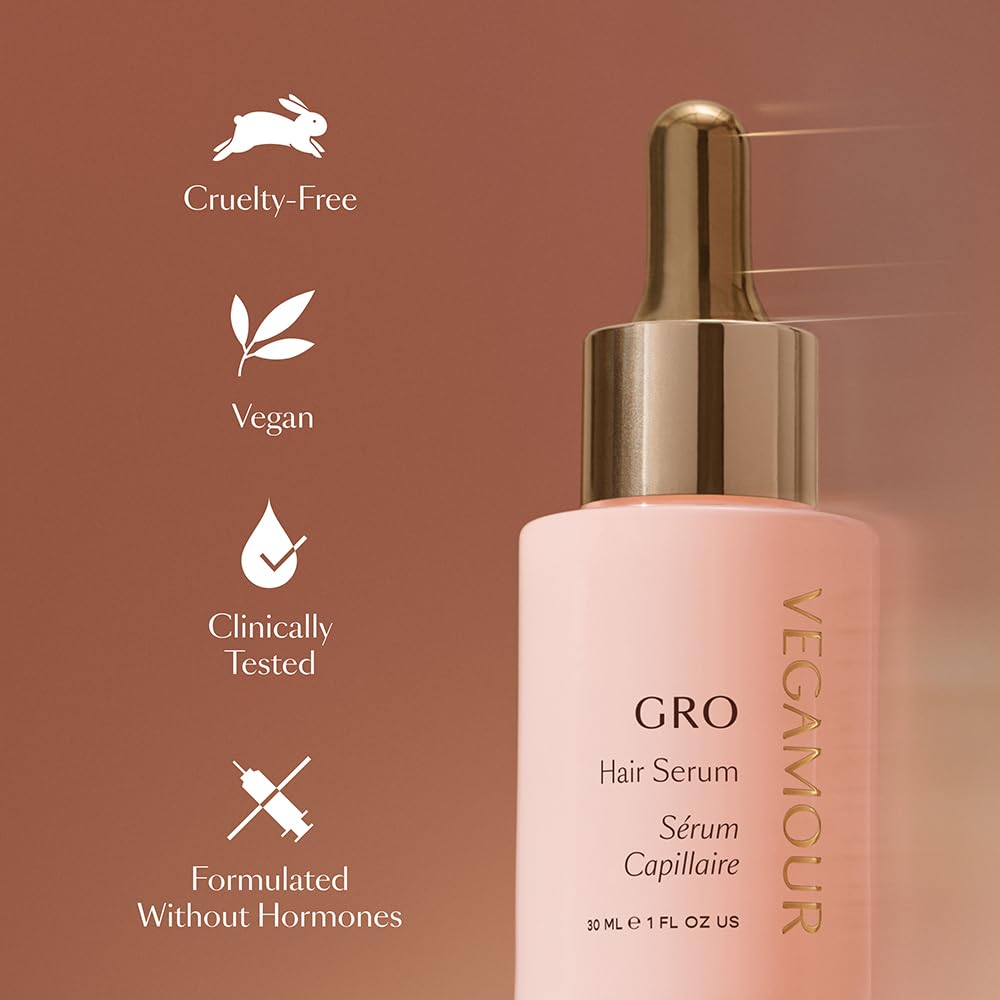 VEGAMOUR GRO Better Duo Includes GRO Hair Serum & GRO Revitalizing Scalp Massager for Thinning Hair VEGAMOUR uk supplements