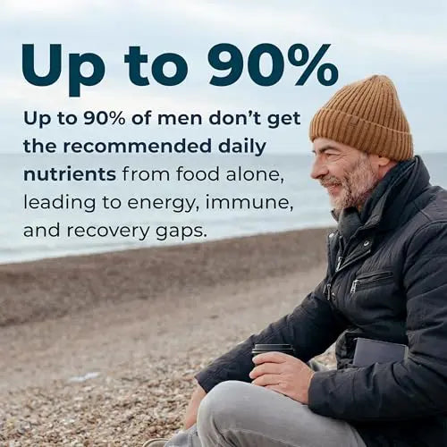 LifeSeasons Men's Multivitamin – High Potency with 21 Vitamins & Minerals, PureWay-C®, NAD+, Active B-Vitamins, TRAACS® Chelates LifeSeasons uk supplements