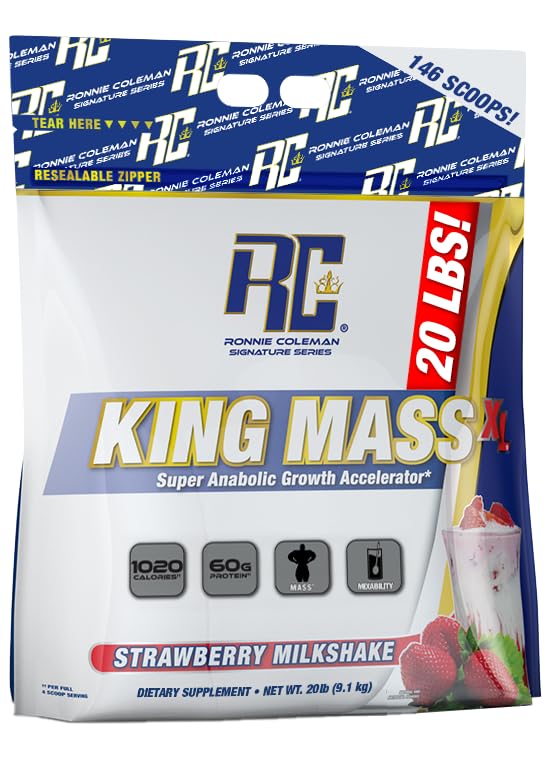 Ronnie Coleman Signature Series King Mass XL Mass Gainer Protein Powder, Muscle Gaine Ronnie Coleman Signature Series uk supplements