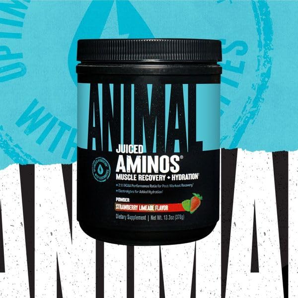Animal Juiced Amino Acids - BCAA/EAA Matrix Plus Hydration with Electrolytes and Sea Animal uk supplements