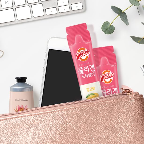 KWANGDONG Vita500 Mango Collagen Peptides Stick Jelly, with Vitamin C, to Support Skin KWANGDONG uk supplements