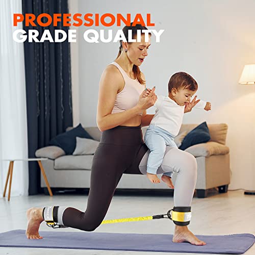 Ankle Resistance Bands with Cuffs, Ankle Bands for Working Out, Glutes Workout Equipment WOQQW uk supplements