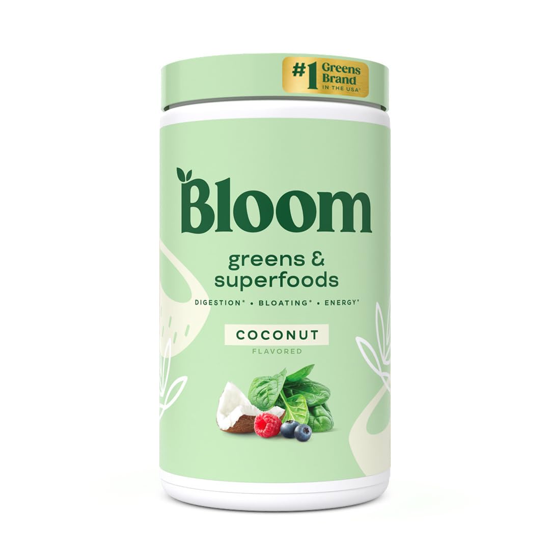 Bloom Nutrition Super Greens Powder Smoothie & Juice Mix - Probiotics for Digestive Bloom Nutrition uk supplements