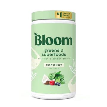 Bloom Nutrition Super Greens Powder Smoothie & Juice Mix - Probiotics for Digestive Bloom Nutrition uk supplements