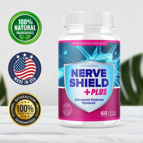 (3 Pack) Nerve Shield Plus Pills Original Supplement Advanced Nerve Formula IDEAL PERFORMANCE uk supplements