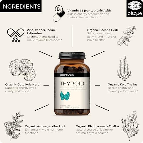 Blisque – Thyroid Support Supplement Complex for Healthy Metabolism and Increased Energy Blisque uk supplements