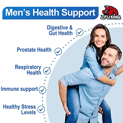 Probiotics for Men, 500 Billion CFU + 12 Strains Men's Probiotic with Turmeric Cranberry CFUKING uk supplements